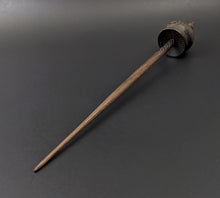 Load image into Gallery viewer, Cauldron spindle in bog oak and walnut
