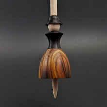 Load image into Gallery viewer, Tiny dancer spindle in cocobolo, African blackwood, and curly maple (<font color="red"<b>RESERVED</b></font> for Monique)