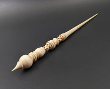 Load image into Gallery viewer, Wand spindle in curly maple