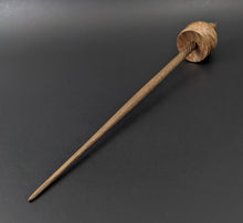 Load image into Gallery viewer, Cauldron spindle in maple burl and walnut
