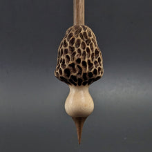Load image into Gallery viewer, Mushroom support spindle in maple and walnut