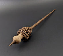 Load image into Gallery viewer, Mushroom support spindle in maple and walnut