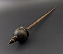 Load image into Gallery viewer, Cauldron spindle in bog oak and walnut