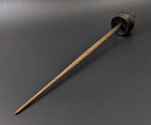 Load image into Gallery viewer, Cauldron spindle in bog oak and walnut