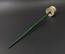 Load image into Gallery viewer, Teacup spindle in holly and hand dyed curly maple