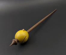 Load image into Gallery viewer, Bird bead spindle in maple and walnut