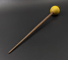 Load image into Gallery viewer, Bird bead spindle in maple and walnut