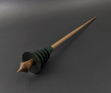 Load image into Gallery viewer, Pine tree spindle in hand dyed walnut and walnut