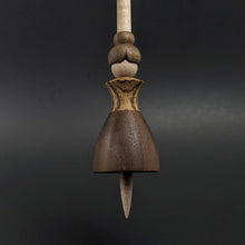 Load image into Gallery viewer, Tiny dancer spindle in walnut and zebrawood