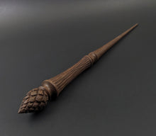 Load image into Gallery viewer, Wand spindle in walnut (<font color="red"<b>RESERVED</b></font> for Susan)