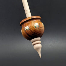 Load image into Gallery viewer, Cauldron spindle in cocobolo and curly maple