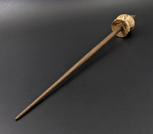 Load image into Gallery viewer, Cauldron spindle in spalted hackberry and walnut