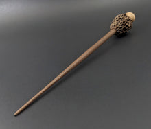 Load image into Gallery viewer, Morel mushroom support spindle in maple and walnut