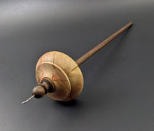 Load image into Gallery viewer, Drop spindle in flame box elder and walnut