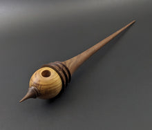 Load image into Gallery viewer, Birdhouse spindle in canarywood and walnut
