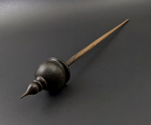 Load image into Gallery viewer, Cauldron spindle in bog oak and walnut