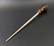 Load image into Gallery viewer, Tiny dancer spindle in walnut, zebrawood, and curly maple