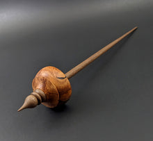 Load image into Gallery viewer, Tibetan style spindle in amboyna burl and walnut