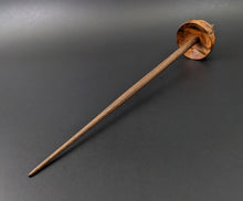 Load image into Gallery viewer, Tibetan style spindle in amboyna burl and walnut