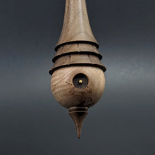 Load image into Gallery viewer, Wee folk spindle in maple burl and walnut