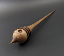 Load image into Gallery viewer, Wee folk spindle in maple burl and walnut