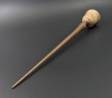 Load image into Gallery viewer, Bell support spindle in maple burl and walnut