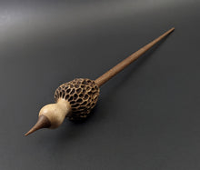 Load image into Gallery viewer, Morel mushroom support spindle in maple and walnut