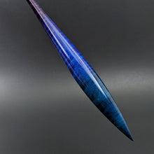 Load image into Gallery viewer, Phang spindle in hand dyed curly maple