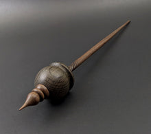 Load image into Gallery viewer, Cauldron spindle in bog oak and walnut