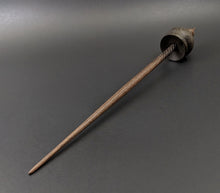 Load image into Gallery viewer, Cauldron spindle in bog oak and walnut