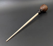 Load image into Gallery viewer, Tiny dancer spindle in cocobolo, African blackwood, and curly maple