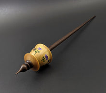 Load image into Gallery viewer, Teacup spindle in yellowheart and walnut