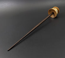 Load image into Gallery viewer, Teacup spindle in yellowheart and walnut