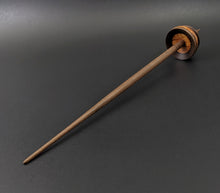 Load image into Gallery viewer, Tibetan style spindle in amboyna burl and walnut