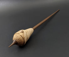 Load image into Gallery viewer, Gnome support spindle in maple and walnut