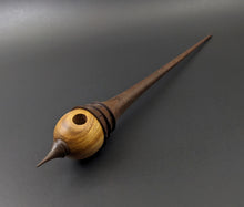 Load image into Gallery viewer, Birdhouse spindle in canarywood and walnut