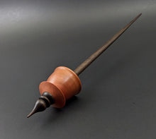 Load image into Gallery viewer, Teacup spindle in pink ivory and ebonized walnut