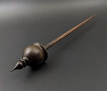 Load image into Gallery viewer, Cauldron spindle in bog oak and walnut