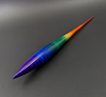 Load image into Gallery viewer, Phang spindle in hand dyed curly maple
