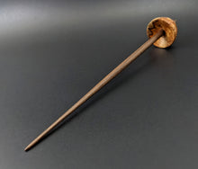 Load image into Gallery viewer, Tibetan style spindle in amboyna burl and walnut