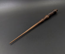 Load image into Gallery viewer, Wand spindle in ebonized walnut