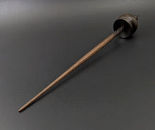 Load image into Gallery viewer, Cauldron spindle in bog oak and walnut