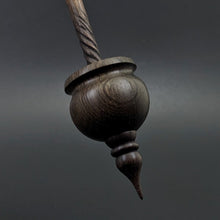 Load image into Gallery viewer, Cauldron spindle in bog oak and walnut