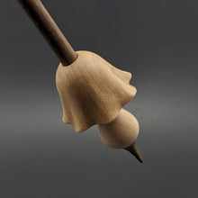 Load image into Gallery viewer, Mushroom support spindle in maple and walnut