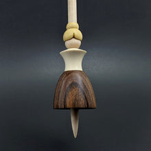 Load image into Gallery viewer, Tiny dancer spindle in cocobolo, holly, and curly maple