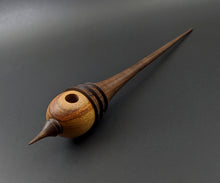 Load image into Gallery viewer, Birdhouse spindle in canarywood and walnut