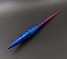 Load image into Gallery viewer, Phang spindle in hand dyed curly maple