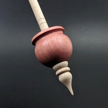 Load image into Gallery viewer, Cauldron spindle in pink ivory and curly maple