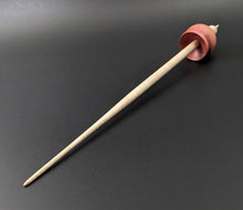 Load image into Gallery viewer, Cauldron spindle in pink ivory and curly maple