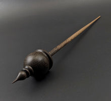 Load image into Gallery viewer, Cauldron spindle in bog oak and walnut